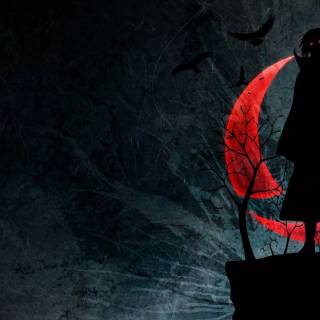 Itachi dark abstract wallpaper