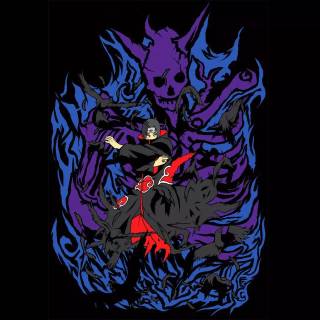 Itachi dark abstract wallpaper