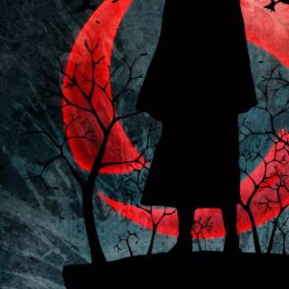 Itachi dark abstract wallpaper