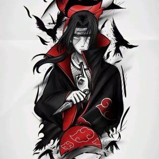 Itachi dark abstract wallpaper