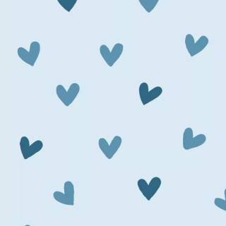Cute blue hearts wallpaper