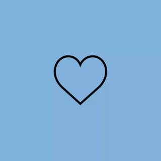 Cute blue hearts wallpaper