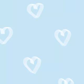 Cute blue hearts wallpaper