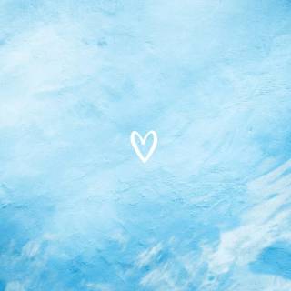 Cute blue hearts wallpaper