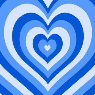 Cute blue hearts wallpaper