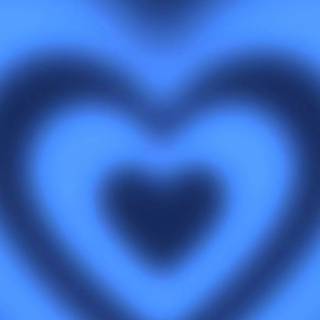 Cute blue hearts wallpaper