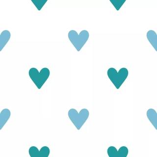 Cute blue hearts wallpaper