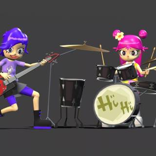 Hi Hi Puffy AmiYumi HD wallpaper