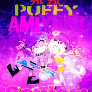 Hi Hi Puffy AmiYumi phone wallpaper