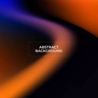 Orange fading to black wallpaper