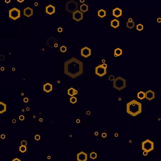 Orange fading to black wallpaper