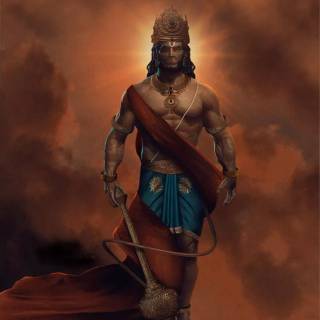 Hanuman aesthetic wallpaper