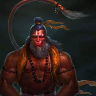 Hanuman aesthetic wallpaper