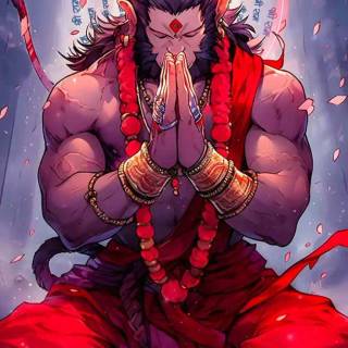 Hanuman aesthetic wallpaper