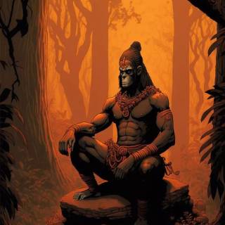 Hanuman aesthetic wallpaper