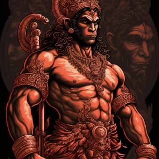 Hanuman aesthetic wallpaper