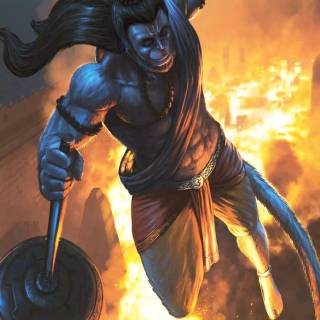 Hanuman aesthetic wallpaper
