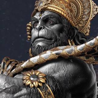 Hanuman aesthetic wallpaper