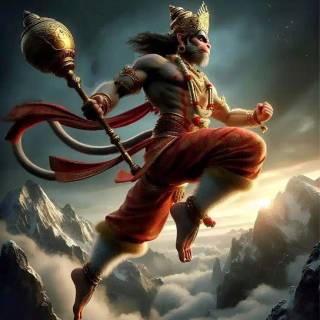 Hanuman aesthetic wallpaper