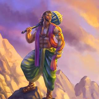 Hanuman aesthetic wallpaper