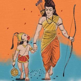 Hanuman aesthetic wallpaper