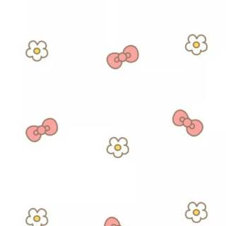 Hello Kitty bow wallpaper
