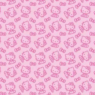 Hello Kitty bow wallpaper