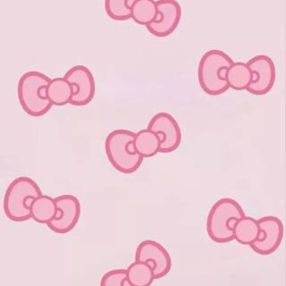 Hello Kitty bow wallpaper