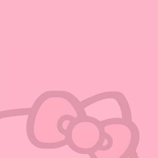 Cute pink bow wallpaper