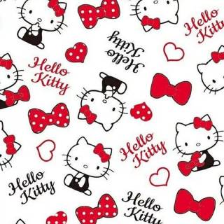 Hello Kitty bow wallpaper