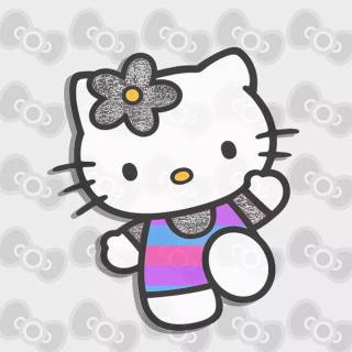 Hello Kitty bow wallpaper