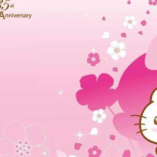 Hello Kitty bow wallpaper
