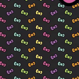 Hello Kitty bow wallpaper