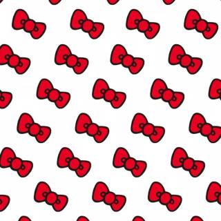 Hello Kitty bow wallpaper