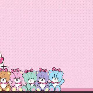 Hello Kitty bow wallpaper