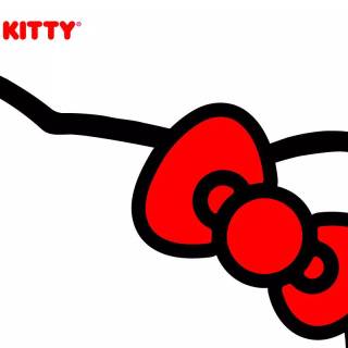 Hello Kitty bow wallpaper