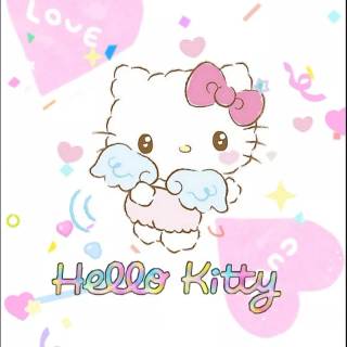 Hello Kitty bow wallpaper