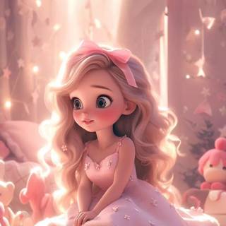Pretty princess wallpaper