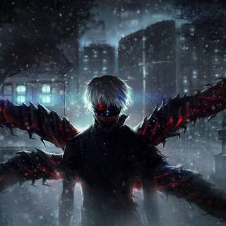 Tokyo Ghoul 8k wallpaper