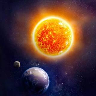 Sun solar system wallpaper