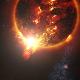 Sun solar system wallpaper