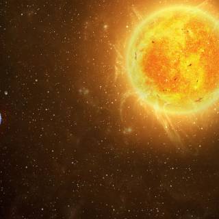 Sun solar system wallpaper