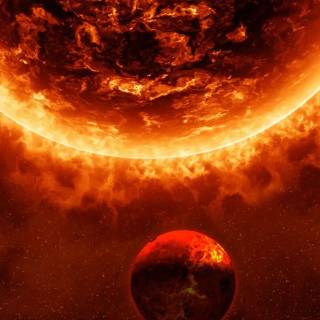 Sun solar system wallpaper