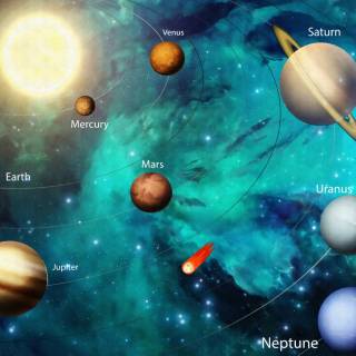 Sun solar system wallpaper