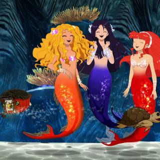 H20 mermaids wallpaper