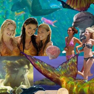 H20 mermaids wallpaper