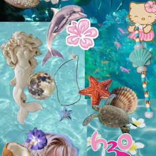 H20 mermaids wallpaper