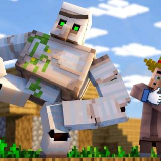 Minecraft Golem wallpaper