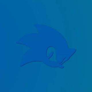 Blue Sonic wallpaper