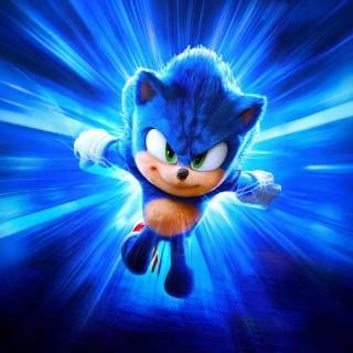Blue Sonic wallpaper